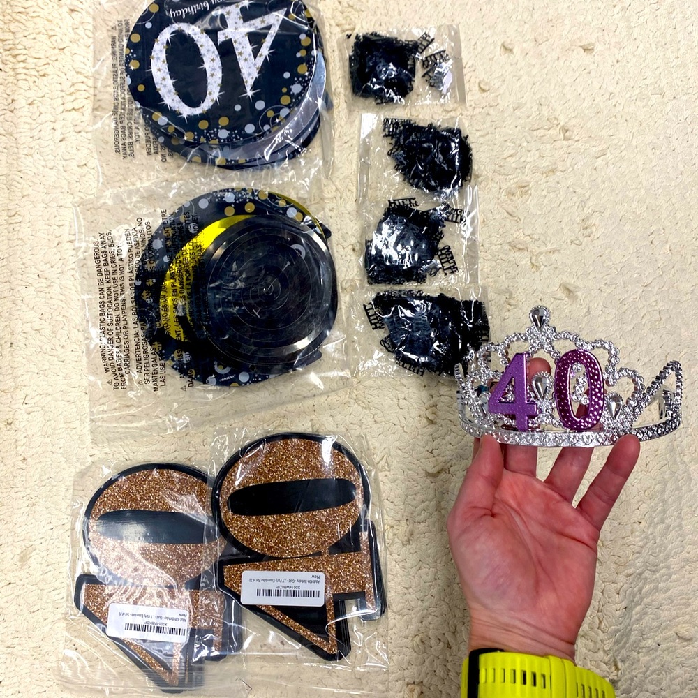 40th Birthday Party Decor